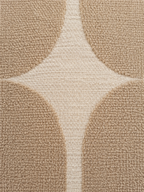 Studio Margareth Casa Arco Tafellamp – Jacquard Beige, Aardewerk Voet, E27