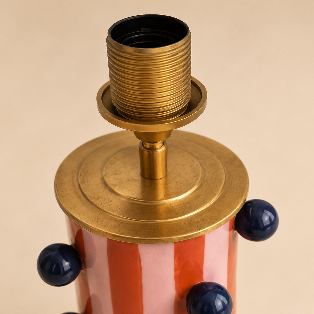 Casa Sorbet Corallo | Handgemaakte kleurrijke tafellamp