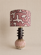 Studio Margareth Rosa Forma Tafellamp – Keramiek Roze, Handgemaakt, E27
